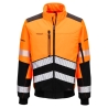 Veste bomber softshell haute visibilité classe 2 Orange/noir – Portwest EV468