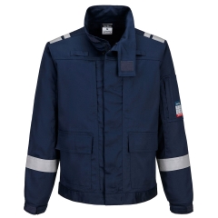 Veste de travail ignifugée antistatique arc électrique légère Marine – Portwest FR601