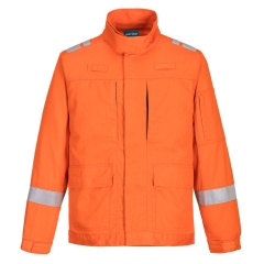 Veste de travail ignifugée antistatique arc électrique légère Orange – Portwest FR601