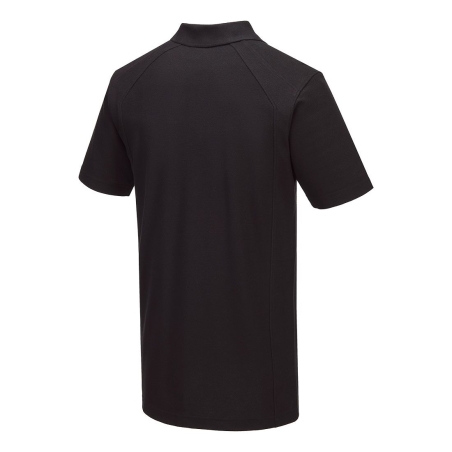 Polo manches courtes en coton mélangé WX2 Noir – Portwest CD812