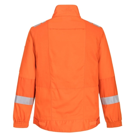 Veste de travail ignifugée antistatique arc électrique légère Orange – Portwest FR601