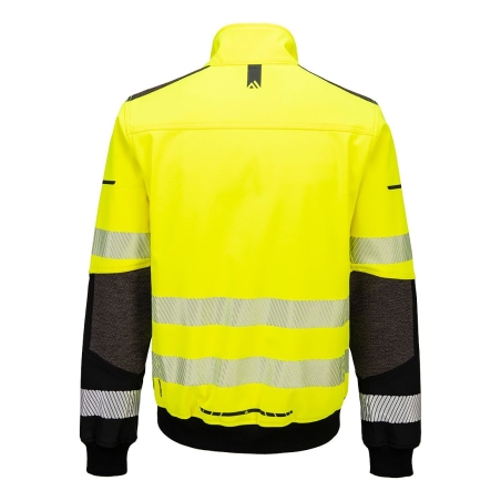 Veste bomber softshell haute visibilité classe 2 Jaune/noir – Portwest EV468