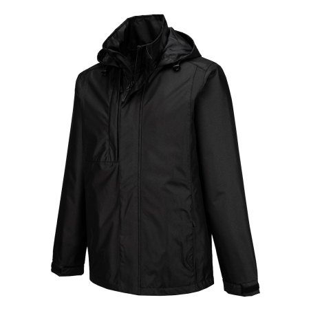 Veste de pluie imperméable coupe-vent WX2 éco-conçue Noir – Portwest CD867
