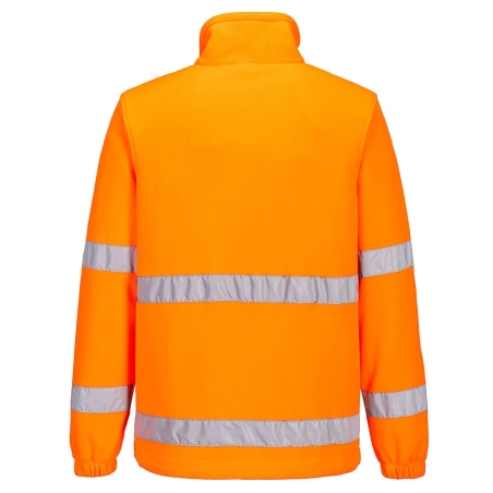 Polaire haute visibilité zippée 1/2 zip anti-bouloche Orange – Portwest F302