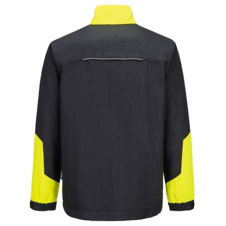 Veste de travail matelassée coton bicolore WX1 Noir/jaune – Portwest CD118