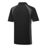 Polo manches courtes en coton mélangé WX2 Noir/gris – Portwest CD812