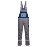 Cotte à bretelles bicolore ignifugée multi-risques Bizflame Ultra Gris – Portwest FR07