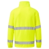 Polaire haute visibilité zippée 1/2 zip anti-bouloche Jaune – Portwest F302