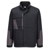 Veste de travail coton léger bicolore WX1 Noir/gris – Portwest CD130