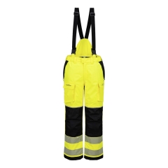 Pantalon hiver pluie haute visibilité ignifugé arc électrique Jaune/noir – Portwest FR426