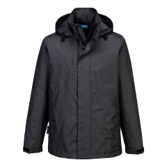 Veste de pluie imperméable coupe-vent WX2 éco-conçue Gris métal – Portwest CD867