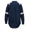 Chemise légère antistatique ignifugée haute visibilité Marine – Portwest FR720