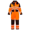 Combinaison d'hiver haute visibilité ignifugée multirisque Orange/noir – Portwest FR516