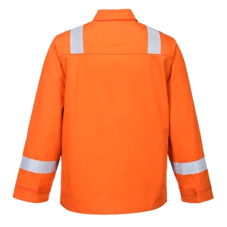 Veste ignifugée haute visibilité multirisque arc électrique Orange – Portwest FR25