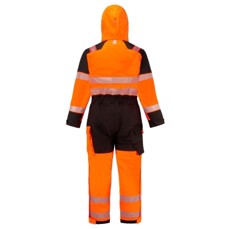 Combinaison d'hiver haute visibilité ignifugée multirisque Orange/noir – Portwest FR516