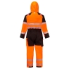 Combinaison d'hiver haute visibilité ignifugée multirisque Orange/noir – Portwest FR516