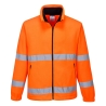 Polaire haute visibilité zippée classe 2 et classe 3 Orange – Portwest F250