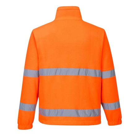 Polaire haute visibilité zippée classe 2 et classe 3 Orange – Portwest F250