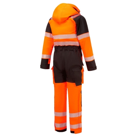 Combinaison d'hiver haute visibilité ignifugée multirisque Orange/noir – Portwest FR516