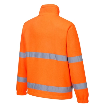 Polaire haute visibilité zippée classe 2 et classe 3 Orange – Portwest F250