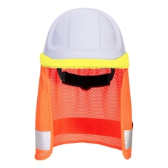 Saharienne haute visibilité pour casque de sécurité Orange – Portwest HA17