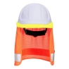 Saharienne haute visibilité pour casque de sécurité Orange – Portwest HA17
