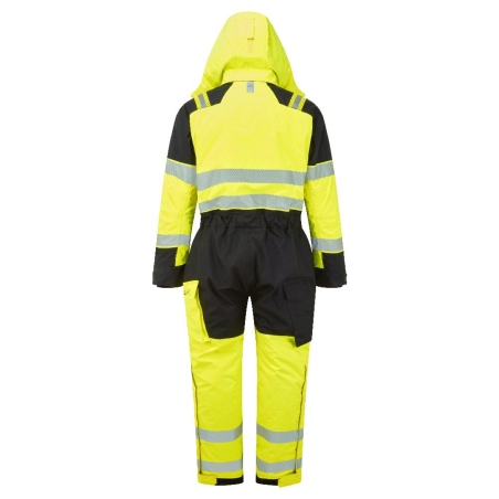 Combinaison d'hiver haute visibilité ignifugée multirisque Jaune/noir – Portwest FR516