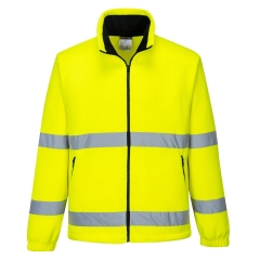 Polaire haute visibilité zippée classe 2 et classe 3 Jaune – Portwest F250