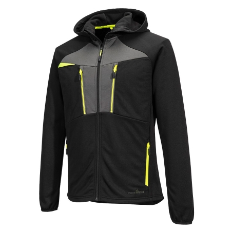 Sweat doublé micro-polaire anti-boulochage poches zippées Noir – Portwest DX417
