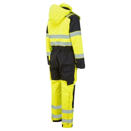 Combinaison d'hiver haute visibilité ignifugée multirisque Jaune/noir – Portwest FR516