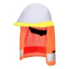 Saharienne haute visibilité pour casque de sécurité Orange – Portwest HA17