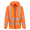 Sweat à capuche zippé haute visibilité classe 2/3 Orange – Portwest KX303