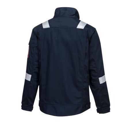 Veste multi-risques ignifugée antistatique arc électrique Marine – Portwest FR68