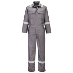 Combinaison multirisques ignifugée antistatique 280 g coton Gris – Portwest FR513