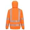 Sweat à capuche zippé haute visibilité classe 2/3 Orange – Portwest KX303