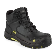 Chaussure montante de sécurité S3S ESD HRO résistante à la chaleur Noir/jaune – Portwest FC18