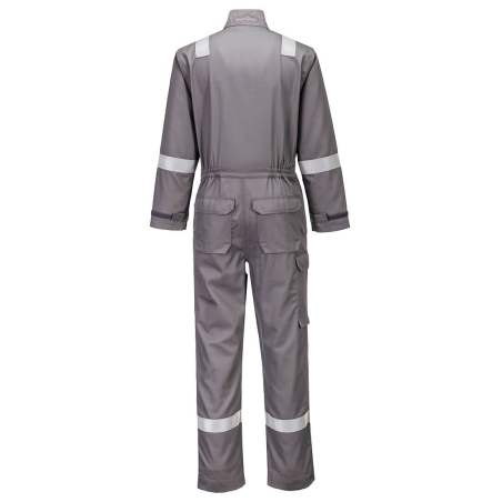 Combinaison multirisques ignifugée antistatique 280 g coton Gris – Portwest FR513