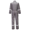 Combinaison multirisques ignifugée antistatique 280 g coton Gris – Portwest FR513
