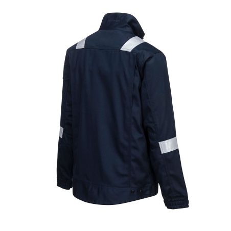 Veste multi-risques ignifugée antistatique arc électrique Marine – Portwest FR68