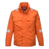 Veste multi-risques ignifugée antistatique arc électrique Orange – Portwest FR68