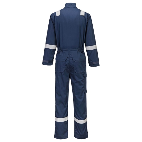 Combinaison multirisques ignifugée antistatique 280 g coton Marine – Portwest FR513