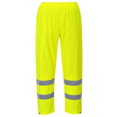 Pantalon de pluie haute visibilité ultraléger imperméable Jaune – Portwest H441