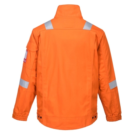 Veste multi-risques ignifugée antistatique arc électrique Orange – Portwest FR68