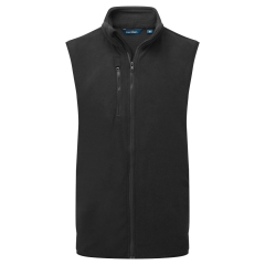 Gilet polaire zippé multipoches protège-menton Noir – Portwest F417