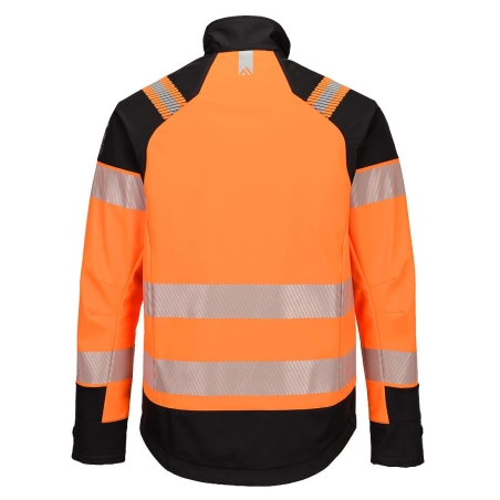 Softshell multirisques haute visibilité antistatique ignifugé classe 2 Orange/noir – Portwest FR718