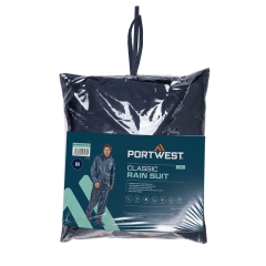 Ensemble de pluie veste et pantalon coutures scellées Marine – Portwest L440