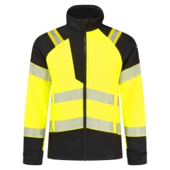 Softshell multirisques haute visibilité antistatique ignifugé classe 2 Jaune/noir – Portwest FR718