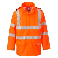 Veste de pluie haute visibilité ignifugée antistatique classe 3 Orange – Portwest FR41