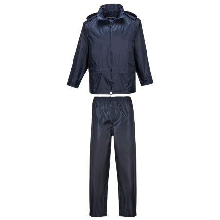 Ensemble de pluie veste et pantalon coutures scellées Marine – Portwest L440