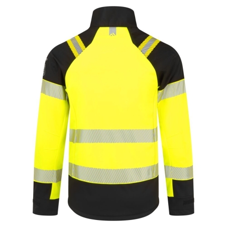 Softshell multirisques haute visibilité antistatique ignifugé classe 2 Jaune/noir – Portwest FR718